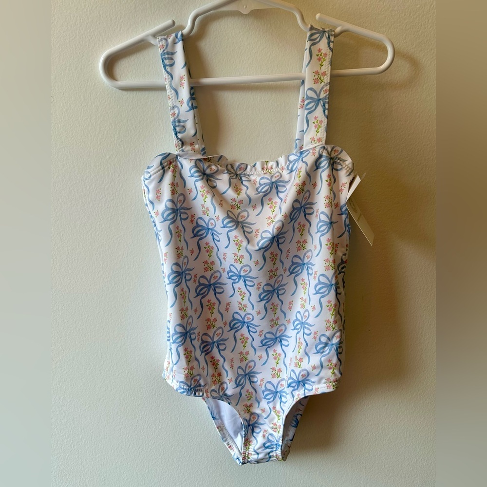 The Proper Peony Floral Bow Print Swimsuit **New with tags